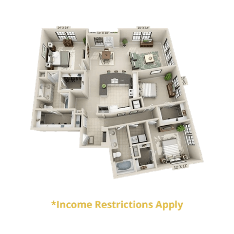 3 Hermann Museum Cir Dr Studio-3 Beds Apartment for Rent - Photo Gallery 110