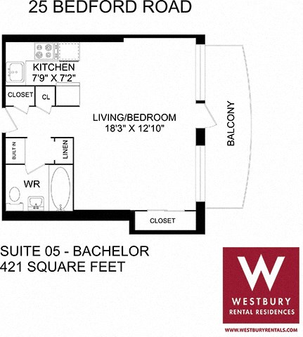 25 Bedford Road Studio-2 Beds Apartment for Rent - Photo Gallery 15