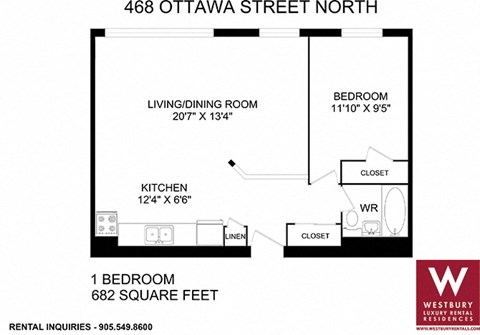 468 Ottawa Street N. 1-3 Beds Apartment for Rent - Photo Gallery 10