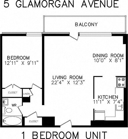 5 Glamorgan Avenue 1-2 Beds Apartment for Rent - Photo Gallery 10