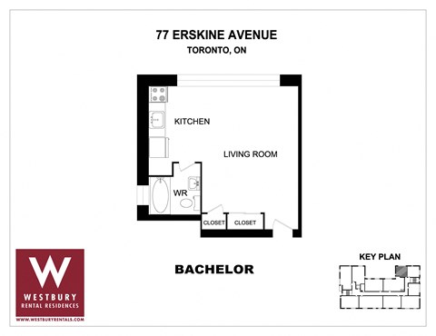 77 Erskine Avenue Studio-2 Beds Apartment for Rent - Photo Gallery 12