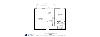 3030 Prospect - 1 Bedroom Plan A