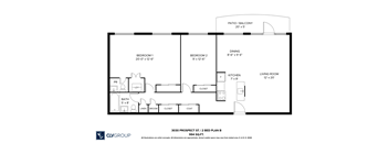 3030 Prospect - 2 Bed Plan B