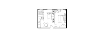 1040 Hollington - 1 Bed Plan A