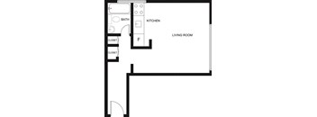 1073 Hollington - Studio Plan A