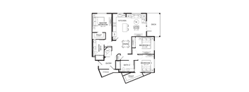 C1 1 Floor Plan at The Brynn, San Diego, California