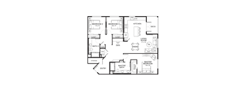 C2 Floor Plan at The Brynn, San Diego