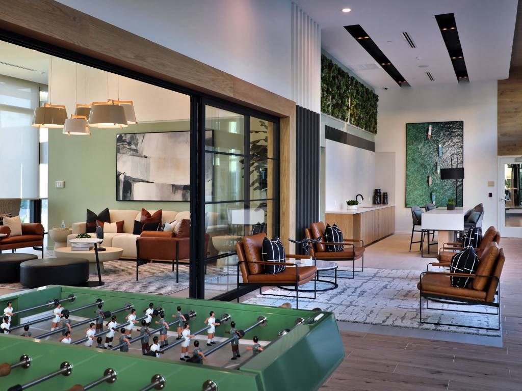 Foosball Table at The Hub, San Diego, CA, 92131