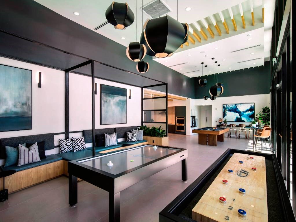 Shuffleboard at The Hub, San Diego, 92131