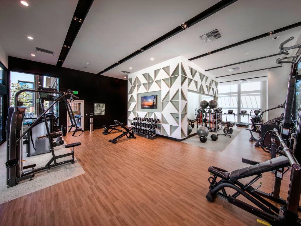 Modern Fitness Center at The Hub, California, 92131
