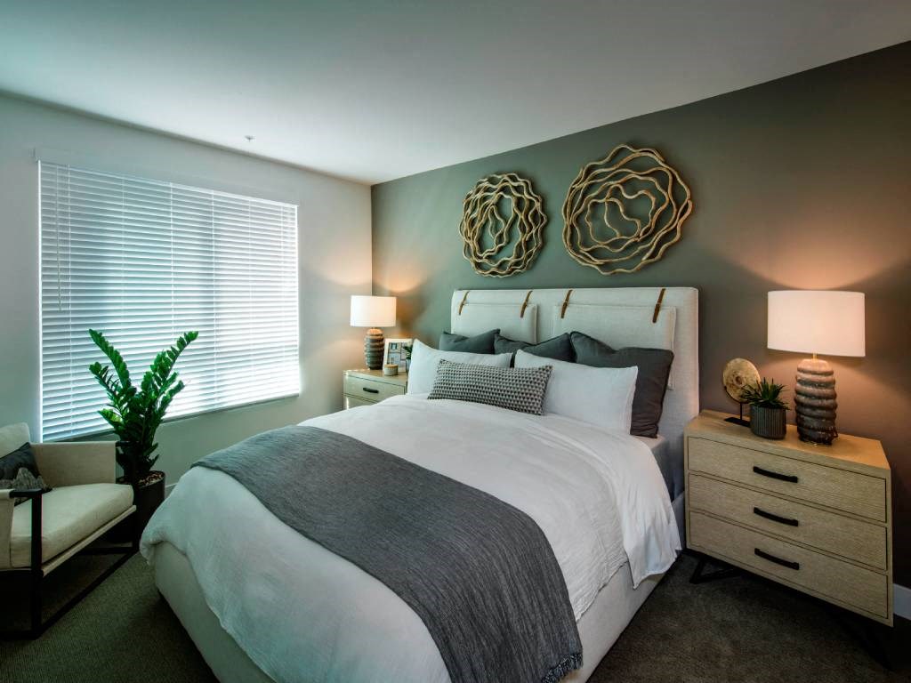 Comfortable Bedroom at The Hub, San Diego, California