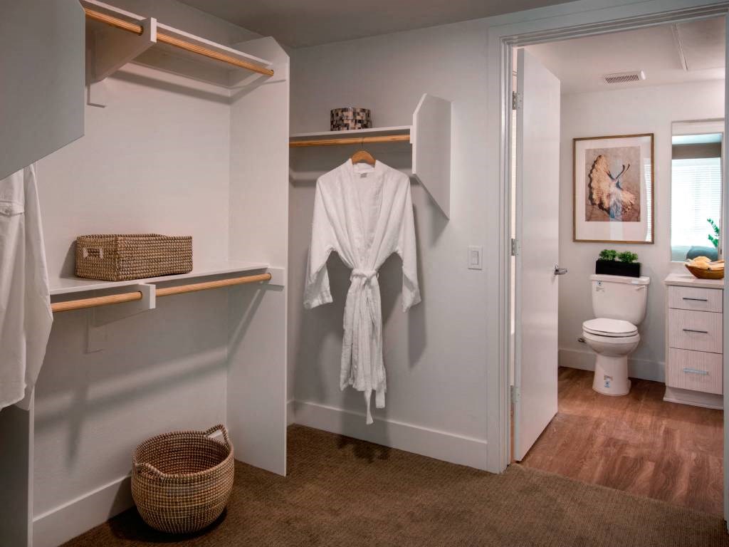 Spacious Closet Area at The Hub, San Diego, 92131