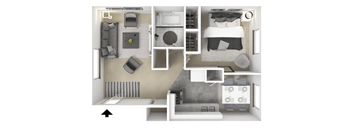 1 Bed 1 Bath