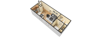 1 Bedroom 1 Bathroom Junior