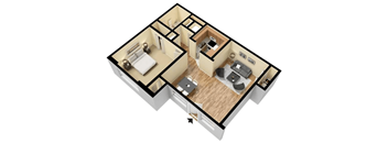 1 Bedroom 1 Bathroom