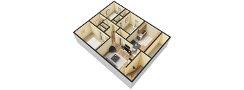 2 Bedroom 1 Bathroom