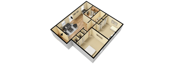 2 Bed 1 Bath
