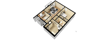 2 Bedroom 1 Bathroom