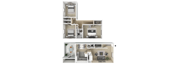 3 Bedroom 1.5 Bathroom