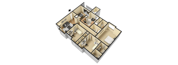a floor plan of a house
