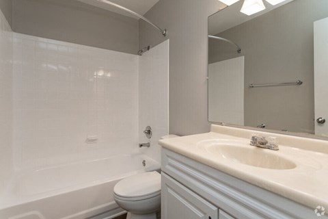 a bathroom with a sink toilet and a shower