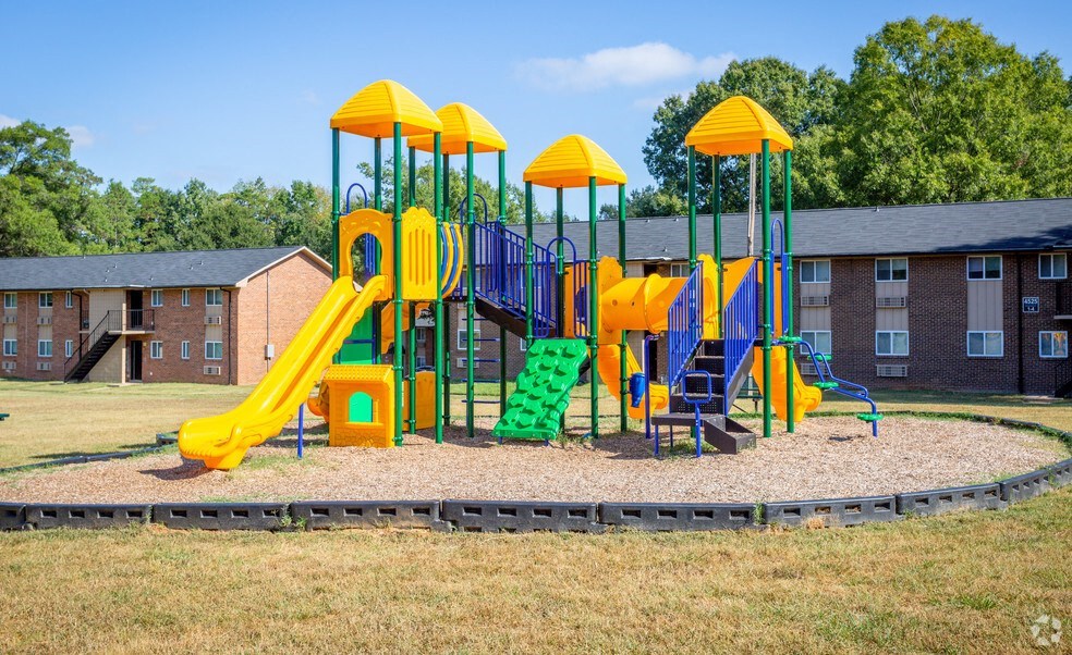 our playground is located in front of our apartments in the community
