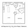 one bedroom one bath apartments for rent in Bayonne