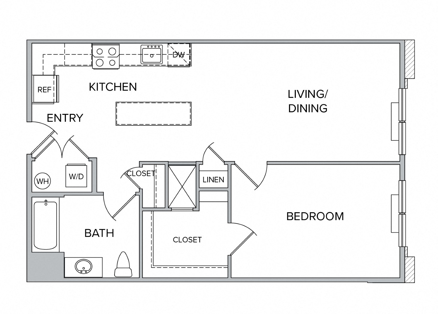 luxury rental studio one two bedroom apartments at city line east in jersey city Hudson county nj new jersey near nyc new York city