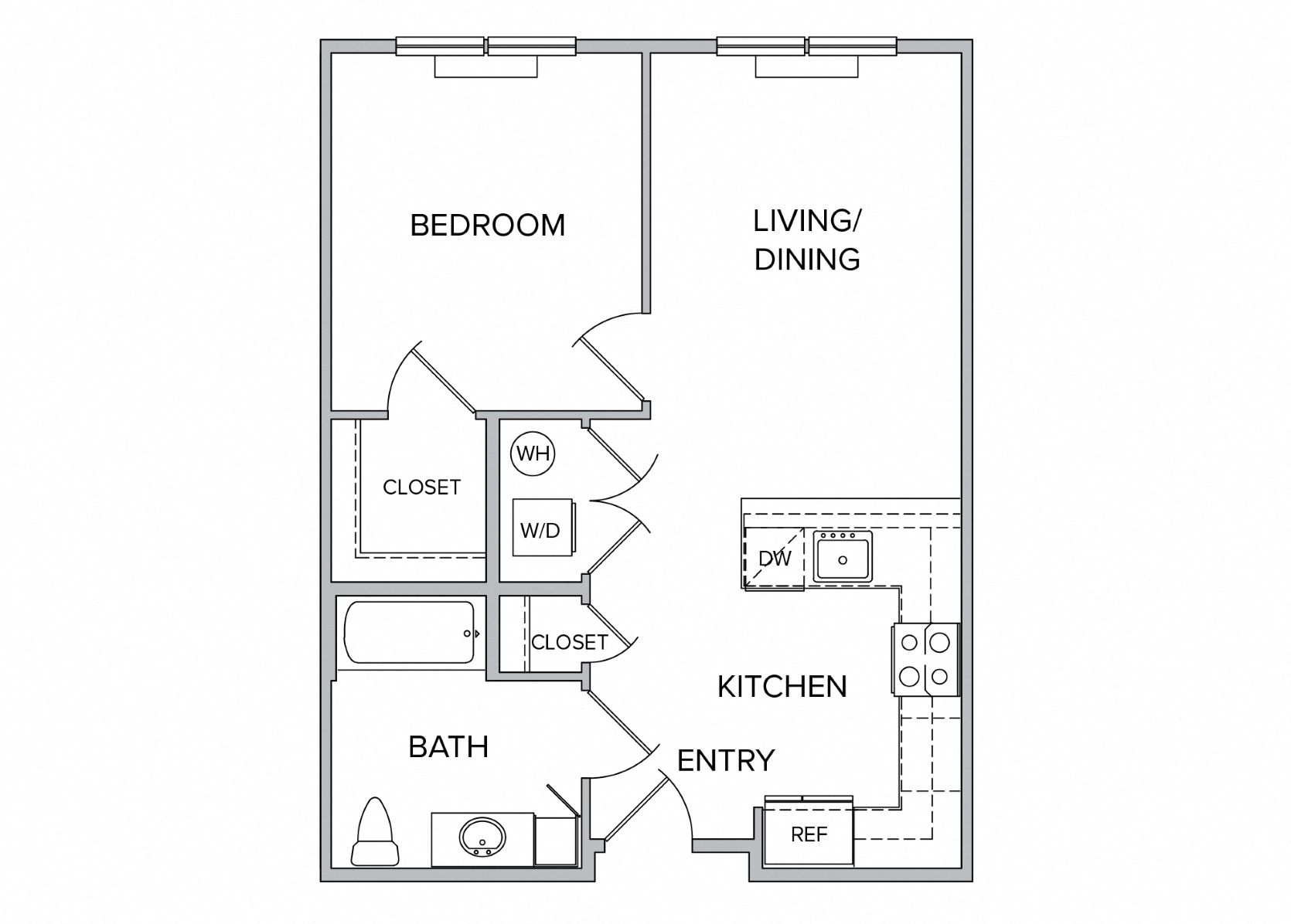 luxury rental studio one two bedroom apartments at city line east in jersey city Hudson county nj new jersey near nyc new York city