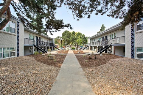 Walking Path at Xanadu Apartment Homes, Aurora, CO