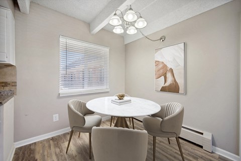 Dining Room at Quari Street Apartments, Aurora Colorado
