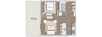 A11 Floor Plan at Sono Central Residential, Connecticut