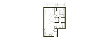 A4 Floor Plan at Twenty Fair Apartments, Connecticut, 06511