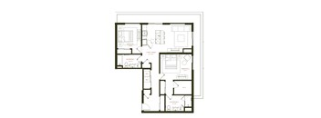 B5 Floor Plan at Twenty Fair Apartments, New Haven, Connecticut