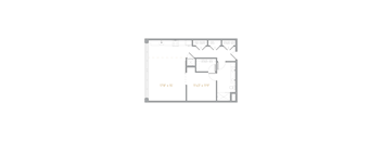 BCA1 Floor Plan at Brim and Crown, Connecticut, 06855
