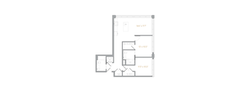 BCB1 Floor Plan at Brim and Crown, Norwalk, CT