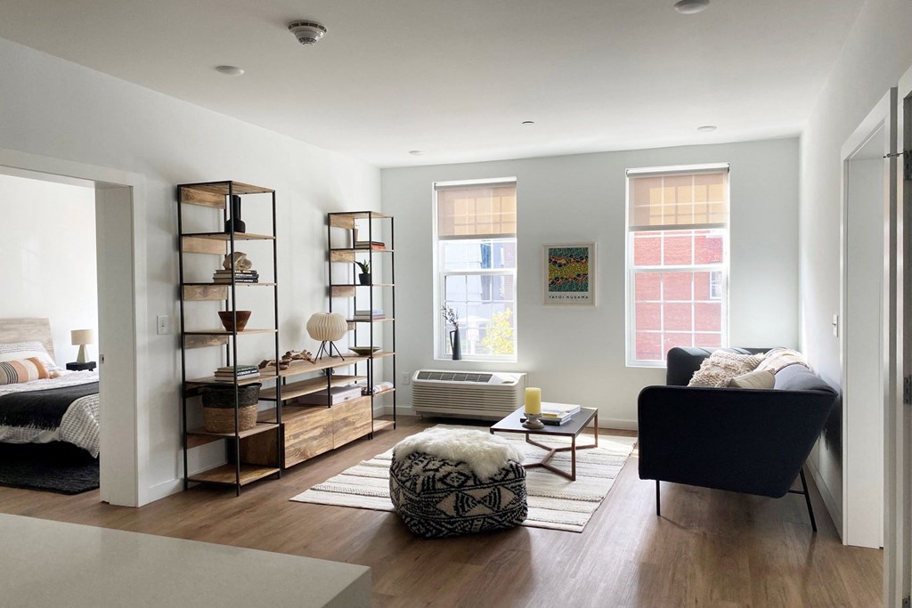 Spacious Living Room at Park and Main, Hartford, CT