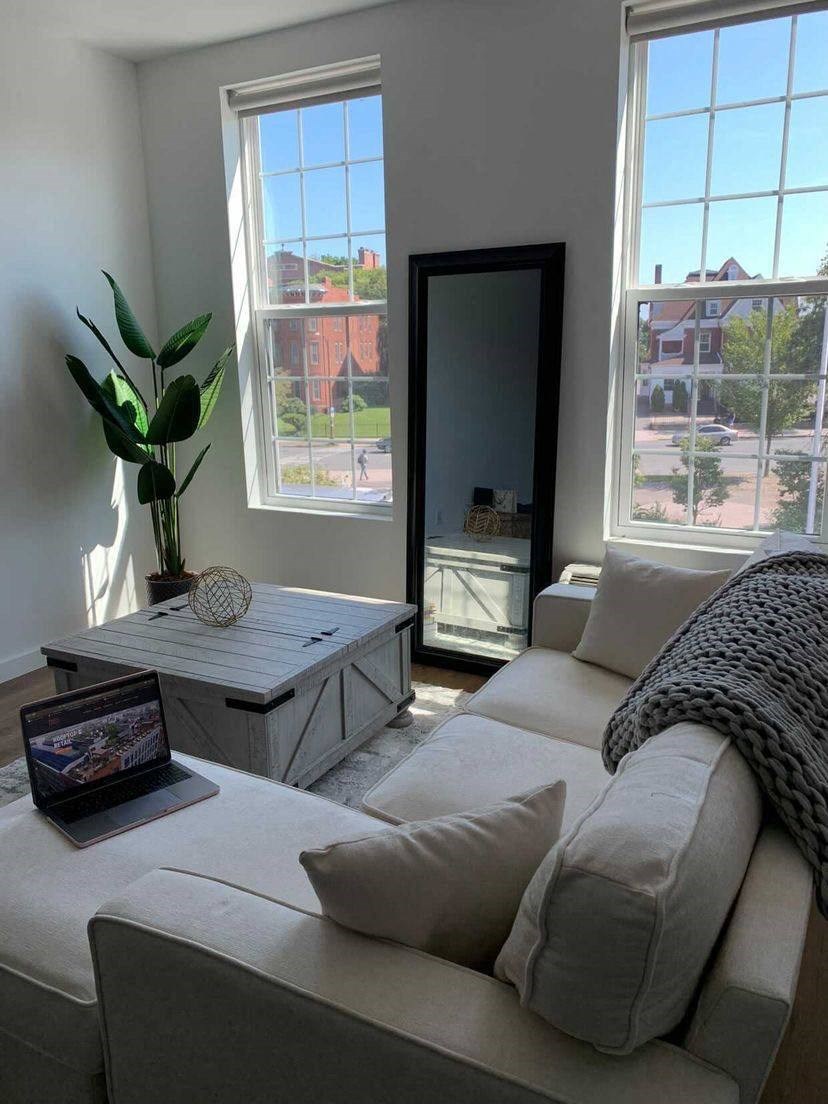 Living Room at Park and Main, Hartford, Connecticut