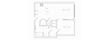 CS1 Floor Plan at Brim and Crown, Norwalk, Connecticut