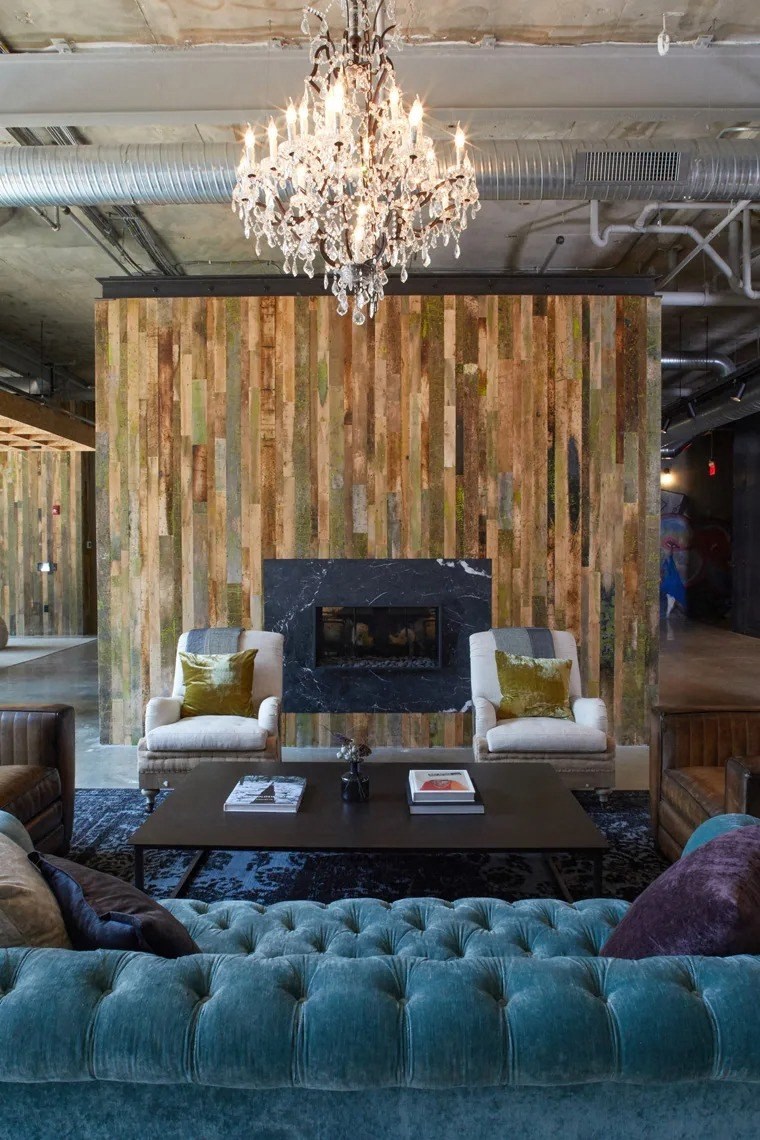 Fireplace at Brim and Crown, Norwalk, CT