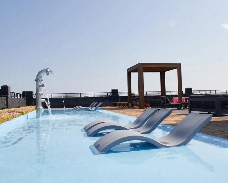 Rooftop Pool Rooftop Pool at Brim and Crown, Connecticut