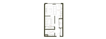 S2 Floor Plan at Twenty Fair Apartments, New Haven, CT