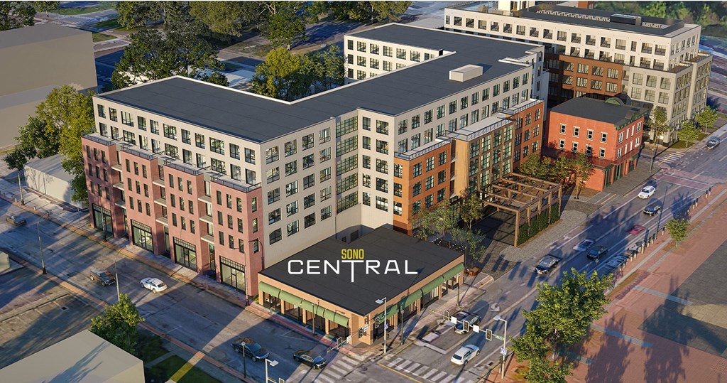 Aerial View at Sono Central Residential, Norwalk, 06854