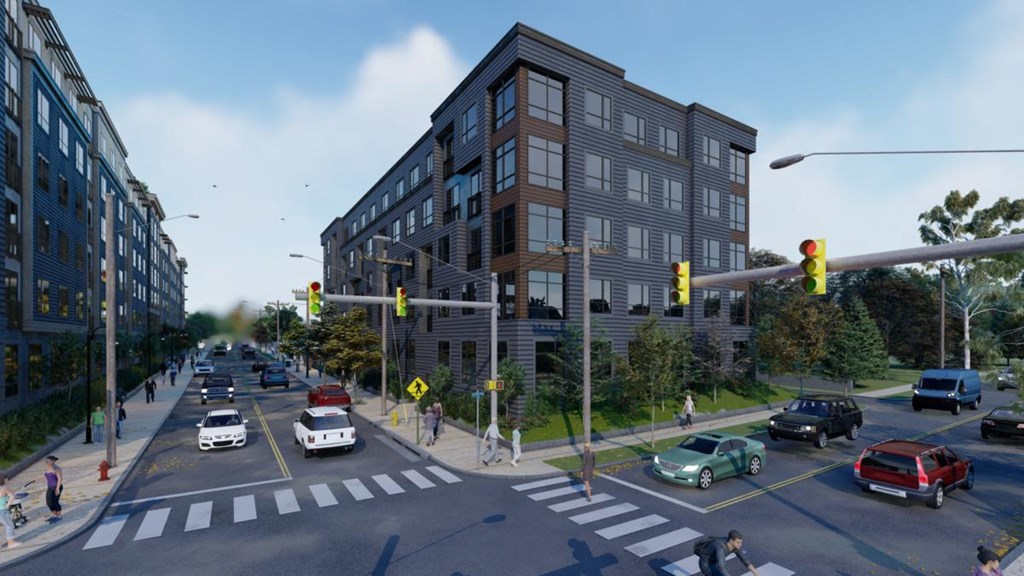 Exterior Roads at Canfield Park at Fairfield Metro, Connecticut