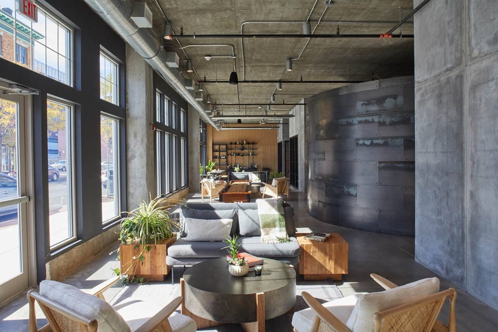 Resident Lounge at Park and Main, Hartford, CT