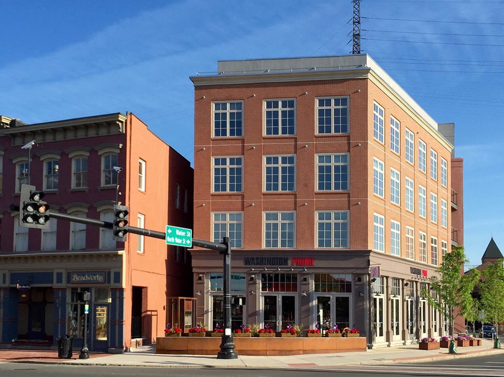 Property exterior at Iron Works Sono, Norwalk