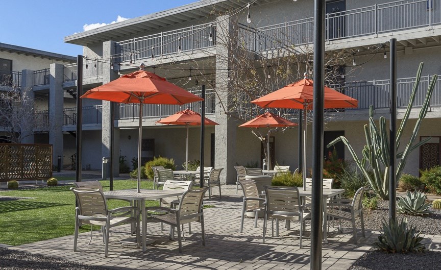 Pheonix Apartments- Icon on Central- exterior-patio