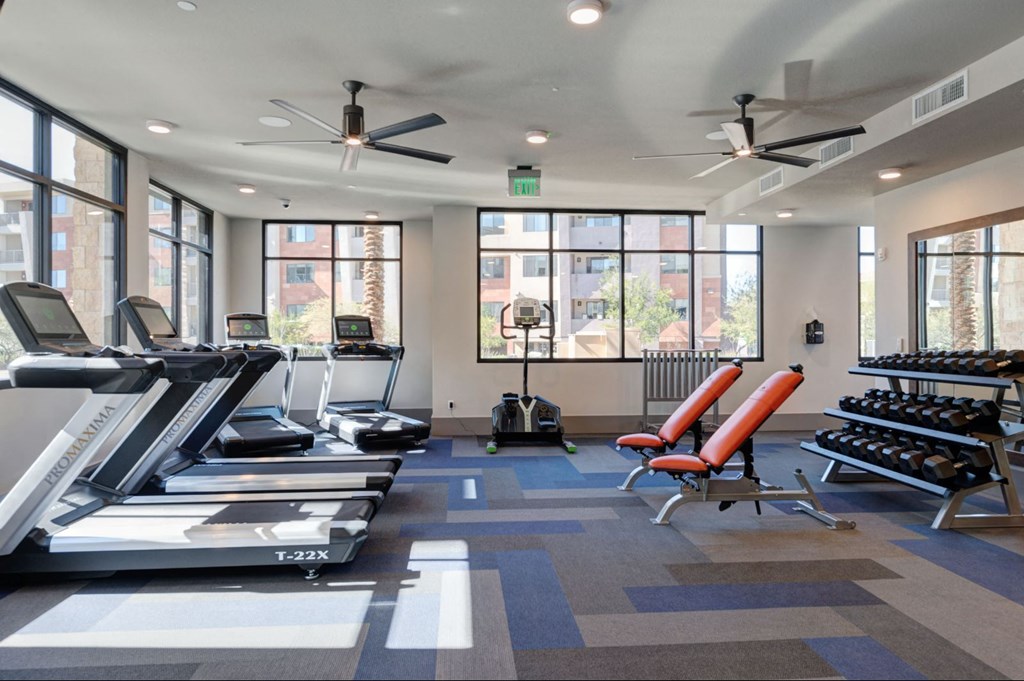 Treadmills and Cardio Machines at Scottsdale Grand, Scottsdale, AZ, 85260