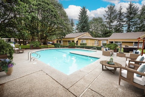 Outdoor Pool at Harbor Oaks, Steilacoom