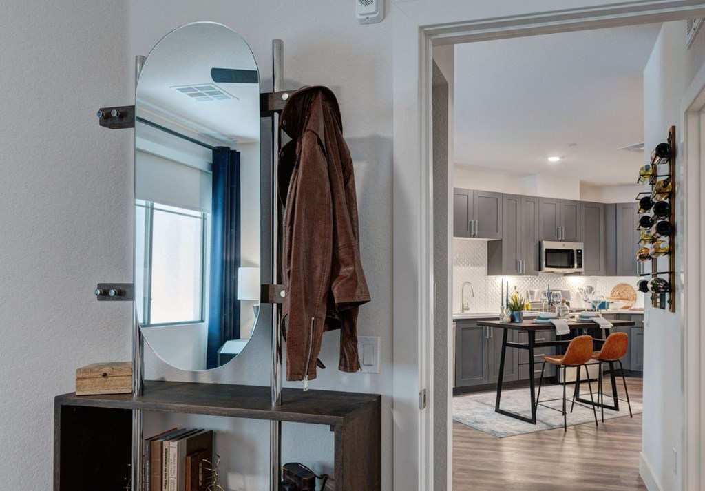 View of Kitchen from Bedroom at Scottsdale Grand, Arizona, 85260